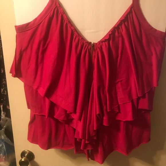 Belle Du Jour Tops - Fuchsia Tier layer top